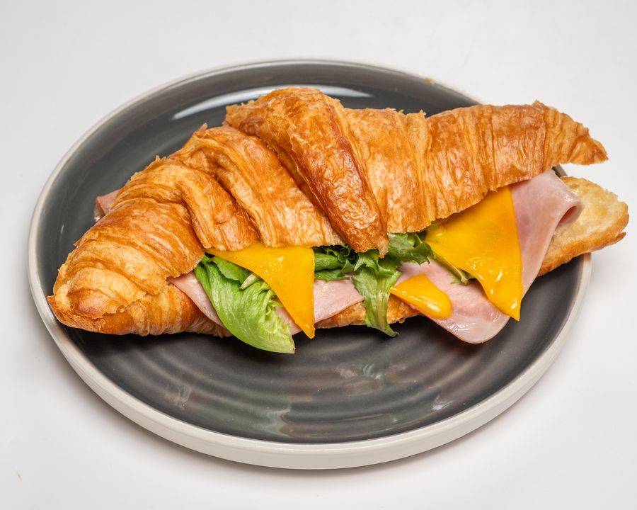 Ham and cheese croissant