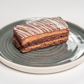 Chocolate cake slice