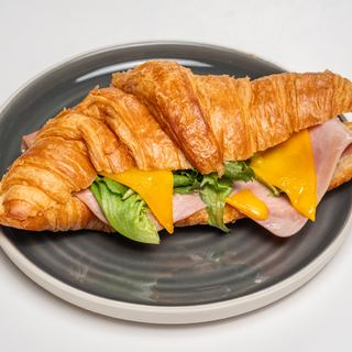 Ham and cheese croissant