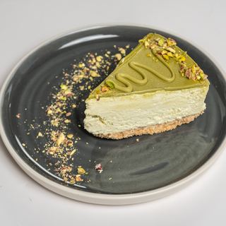 Pistachio cheesecake